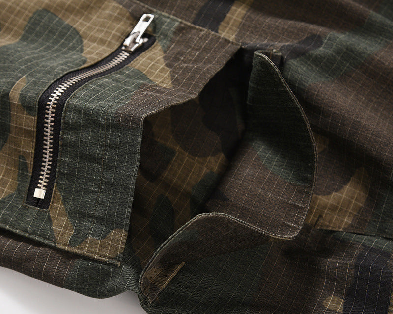 Utility Streetwear | Camo Cargo Shorts - Luxuryurbanwear