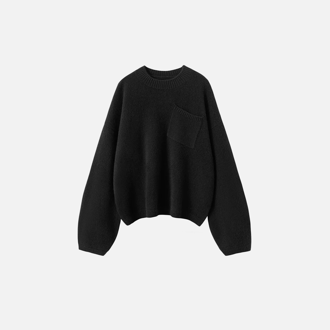Luxury Cashmere Front Pocket Sweater - Luxuryurbanwear