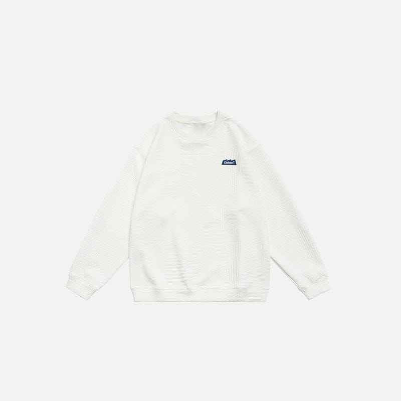 Sweat Solid Embroidered