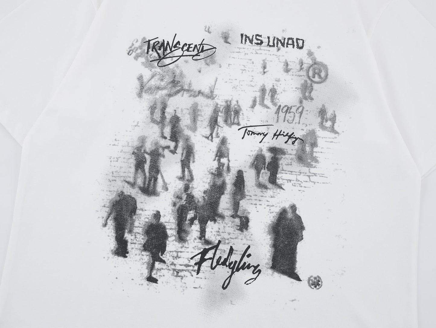 Crowd Print | Graffiti T-Shirt