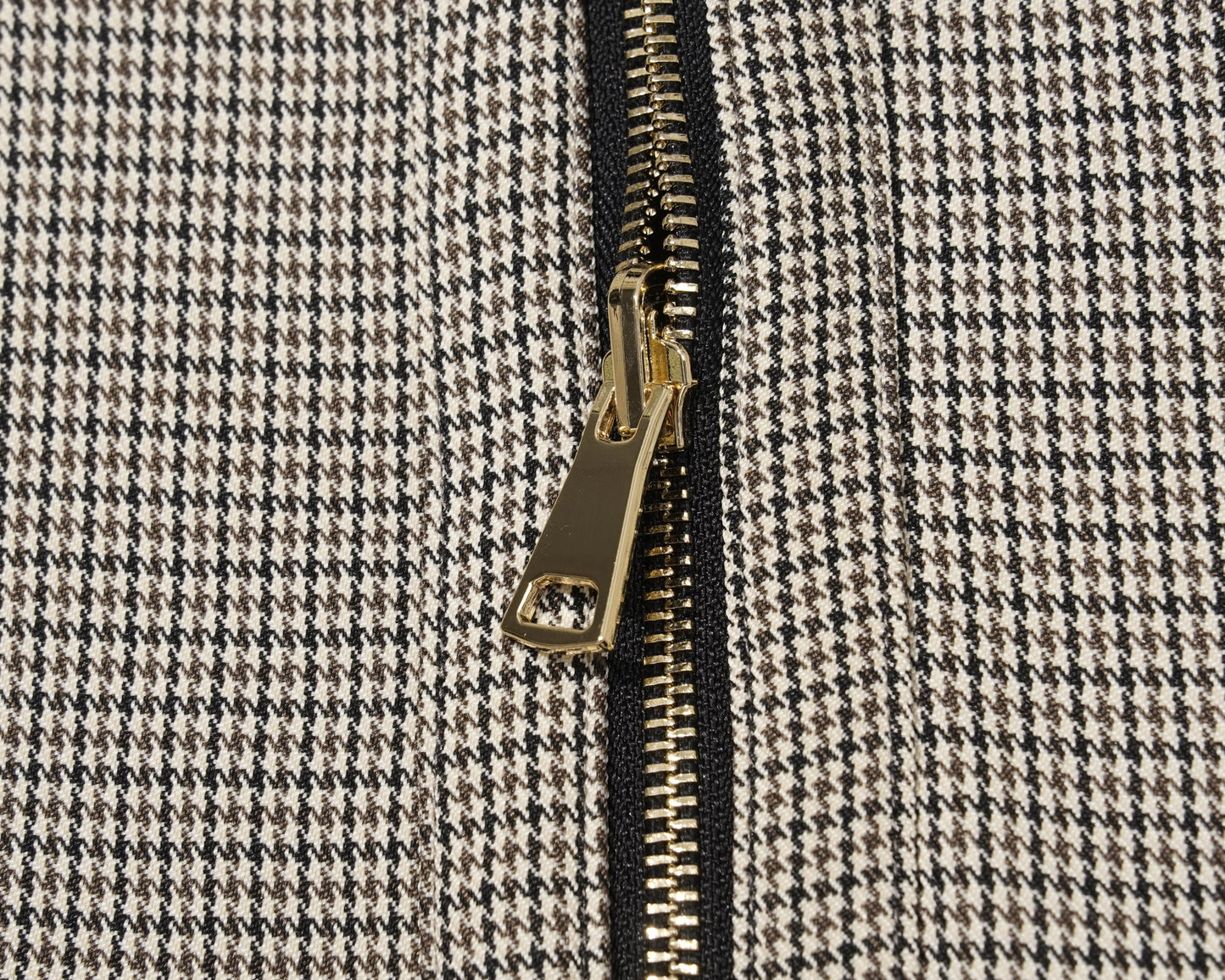 Houndstooth | Zip Up Hoodie - Luxuryurbanwear