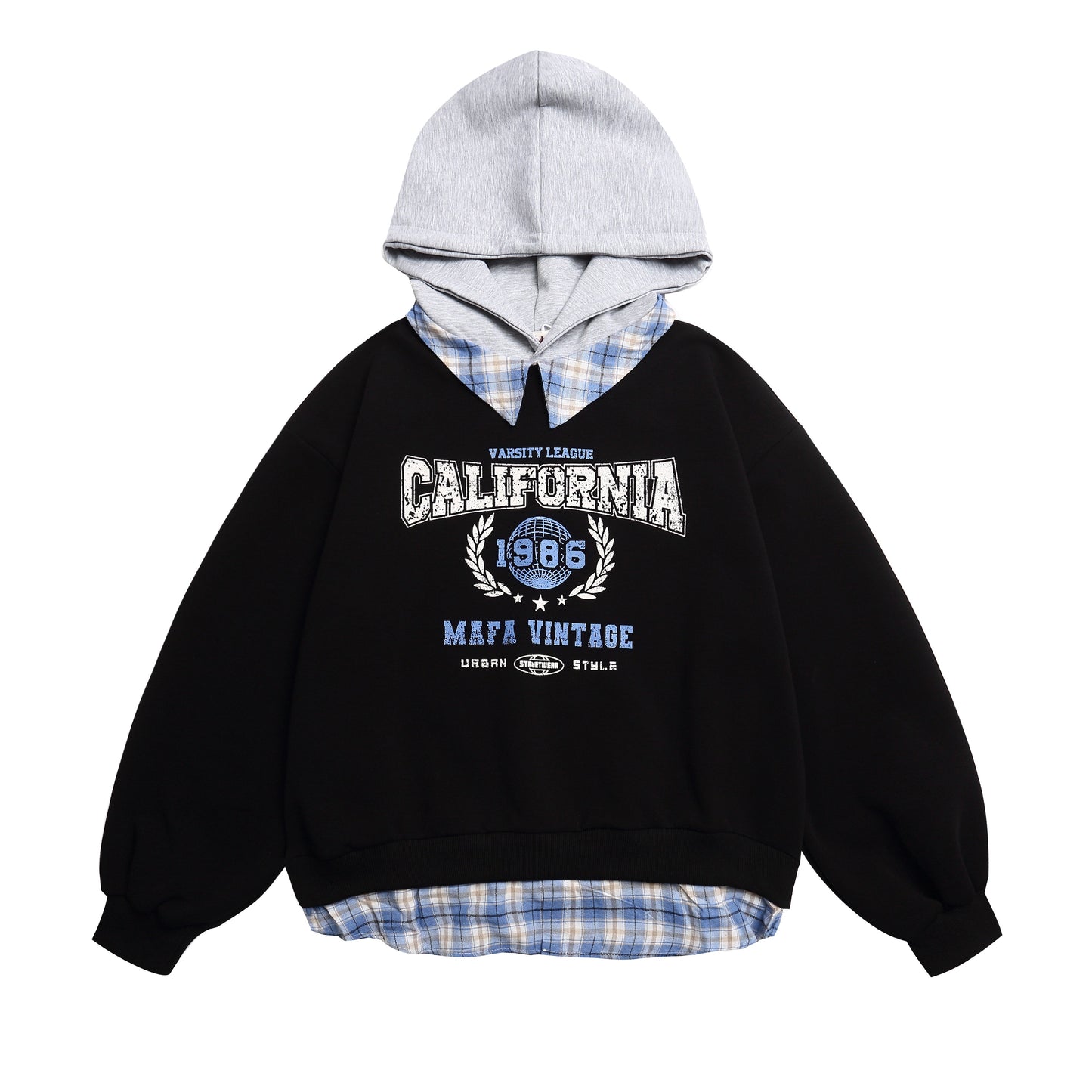California Varsity | Hoodie – Layered Streetwear Style - Luxuryurbanwear