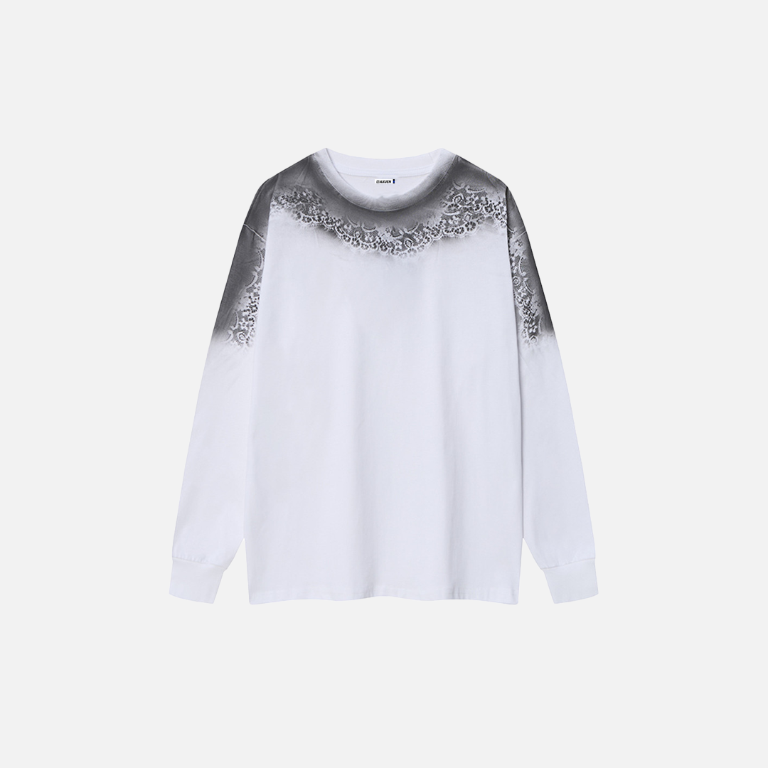 Effortless Streetwear Stylish Printed Long Sleeve T-Shirt - Luxuryurbanwear