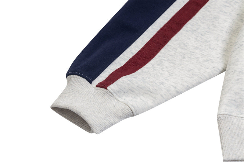 Racing Stripe Block | Athletic Hoodie - Luxuryurbanwear