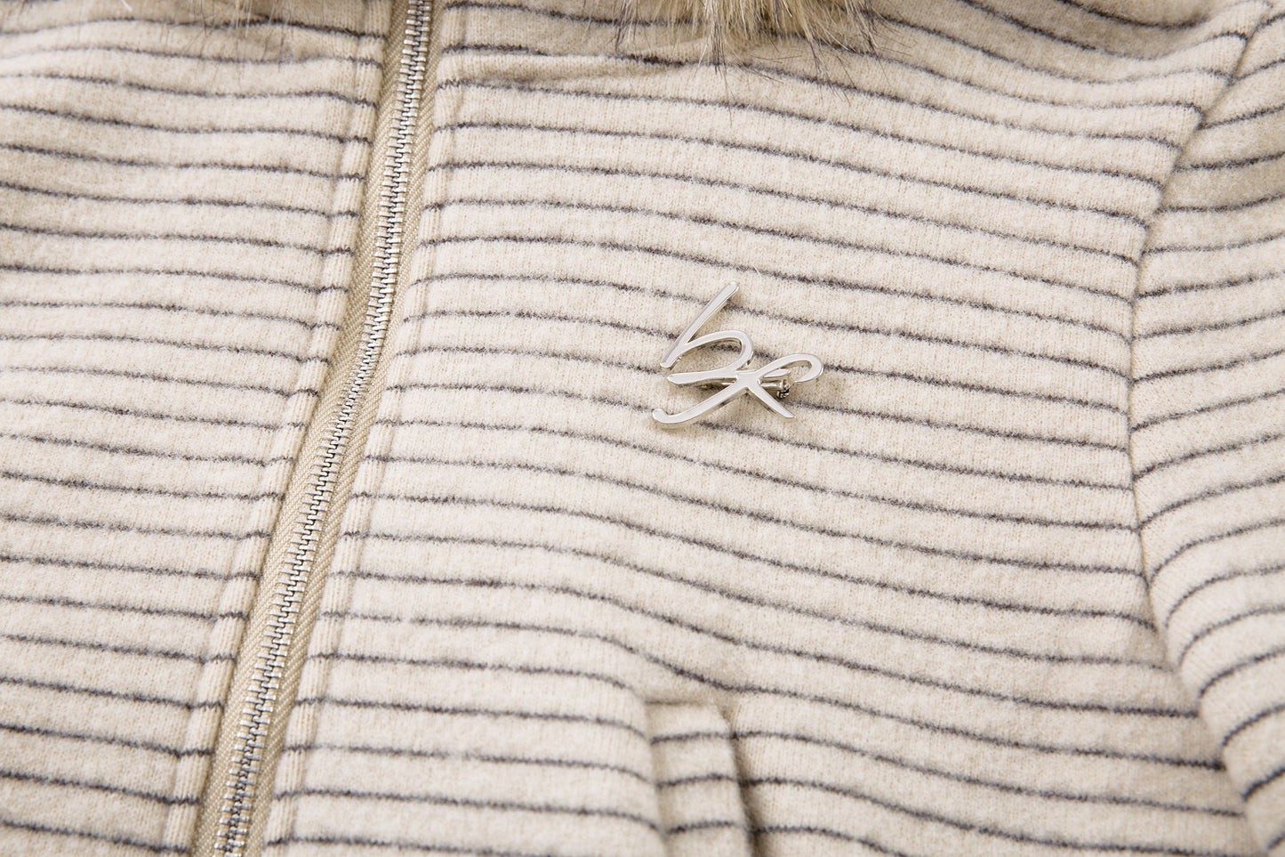 Stone Haze | Washed Denim Jacket with Zip Front - Luxuryurbanwear