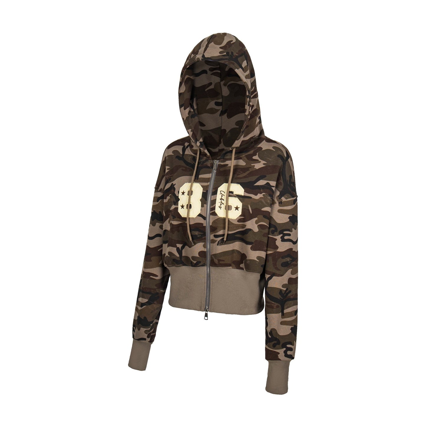 86 Zip Hoodie – Sporty Cropped Fit - Luxuryurbanwear