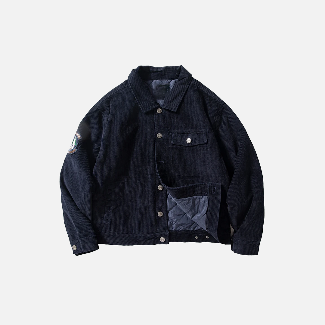 Winter Cotton Corduroy Retro Clip Jacket - Luxuryurbanwear