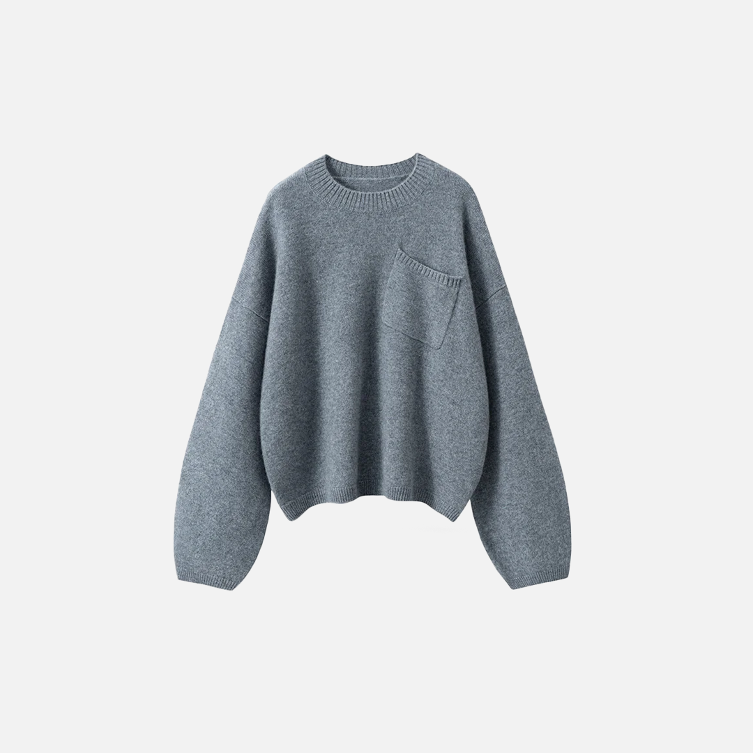 Luxury Cashmere Front Pocket Sweater - Luxuryurbanwear