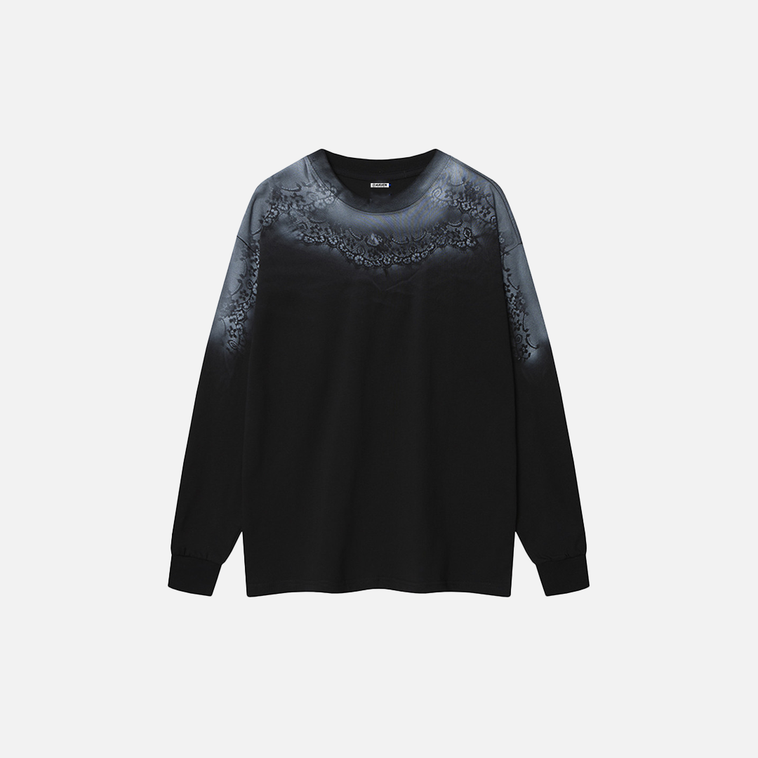 Effortless Streetwear Stylish Printed Long Sleeve T-Shirt - Luxuryurbanwear