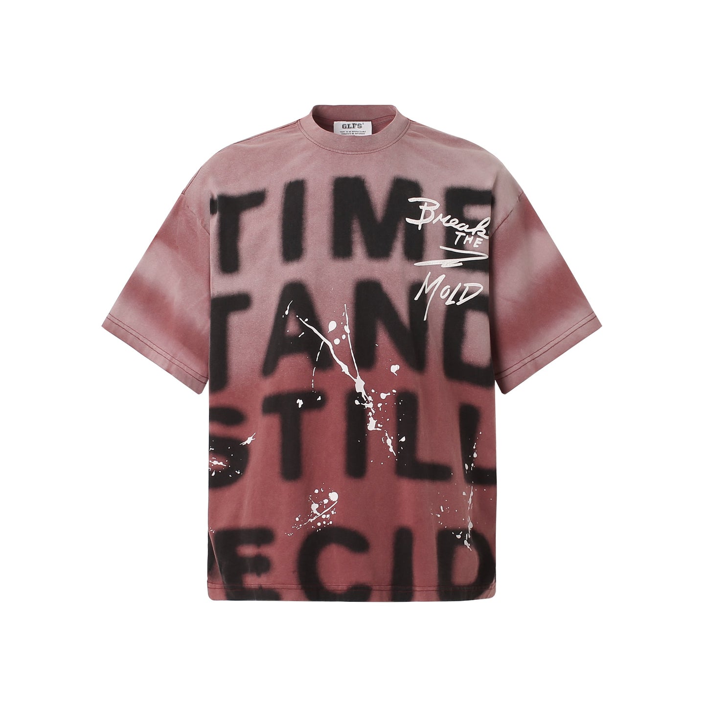 Spray Graphic Print | Oversized T-Shirt - Luxuryurbanwear