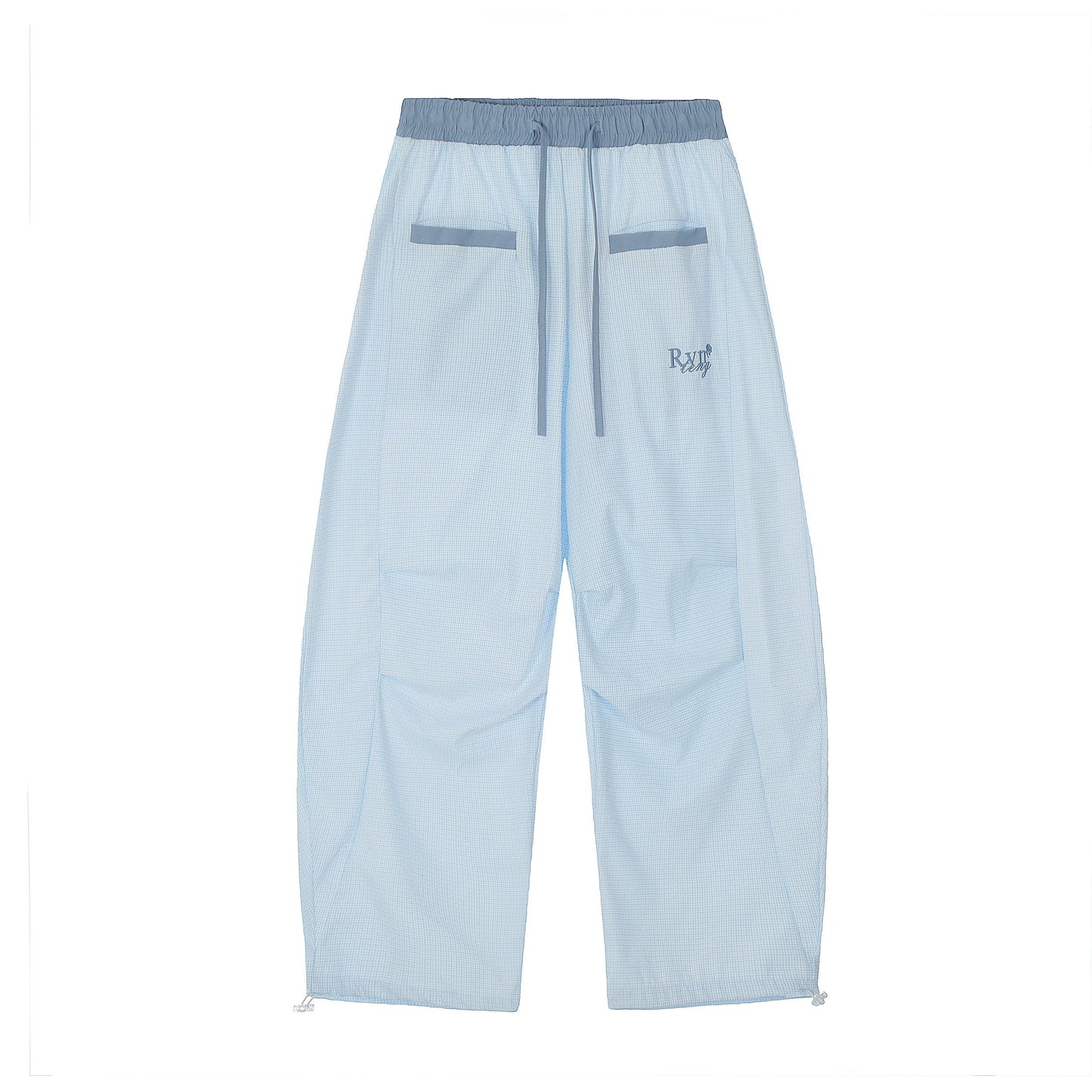 Everyday Ease Gingham Relaxed Pants - Luxury Oversized Check Trousers | LuxuryUrbanwear - Luxuryurbanwear