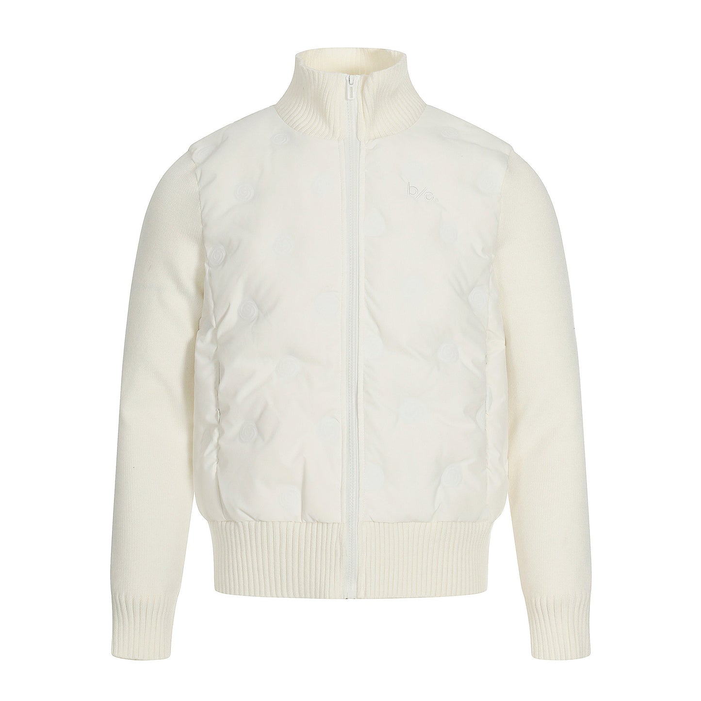 Cloud Shell | Knit-Sleeve Bubble Zip Jacket - Luxuryurbanwear