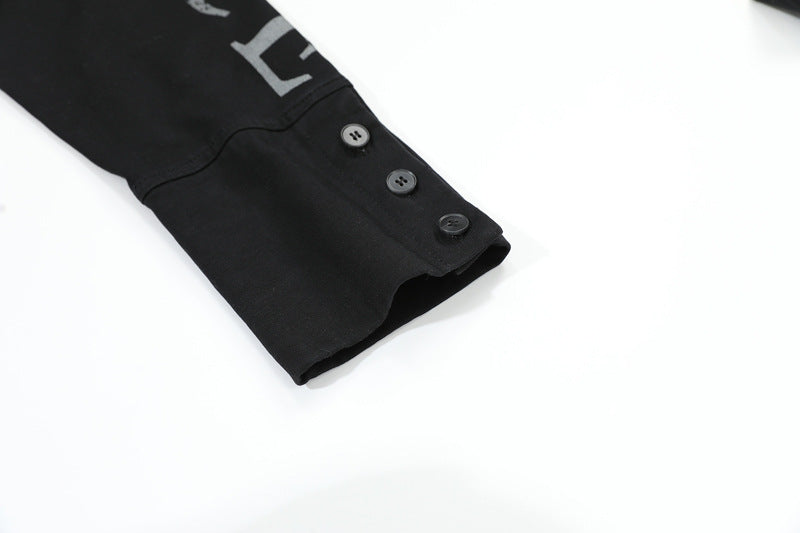 09 | Distressed Long Sleeve T-Shirt - Luxuryurbanwear