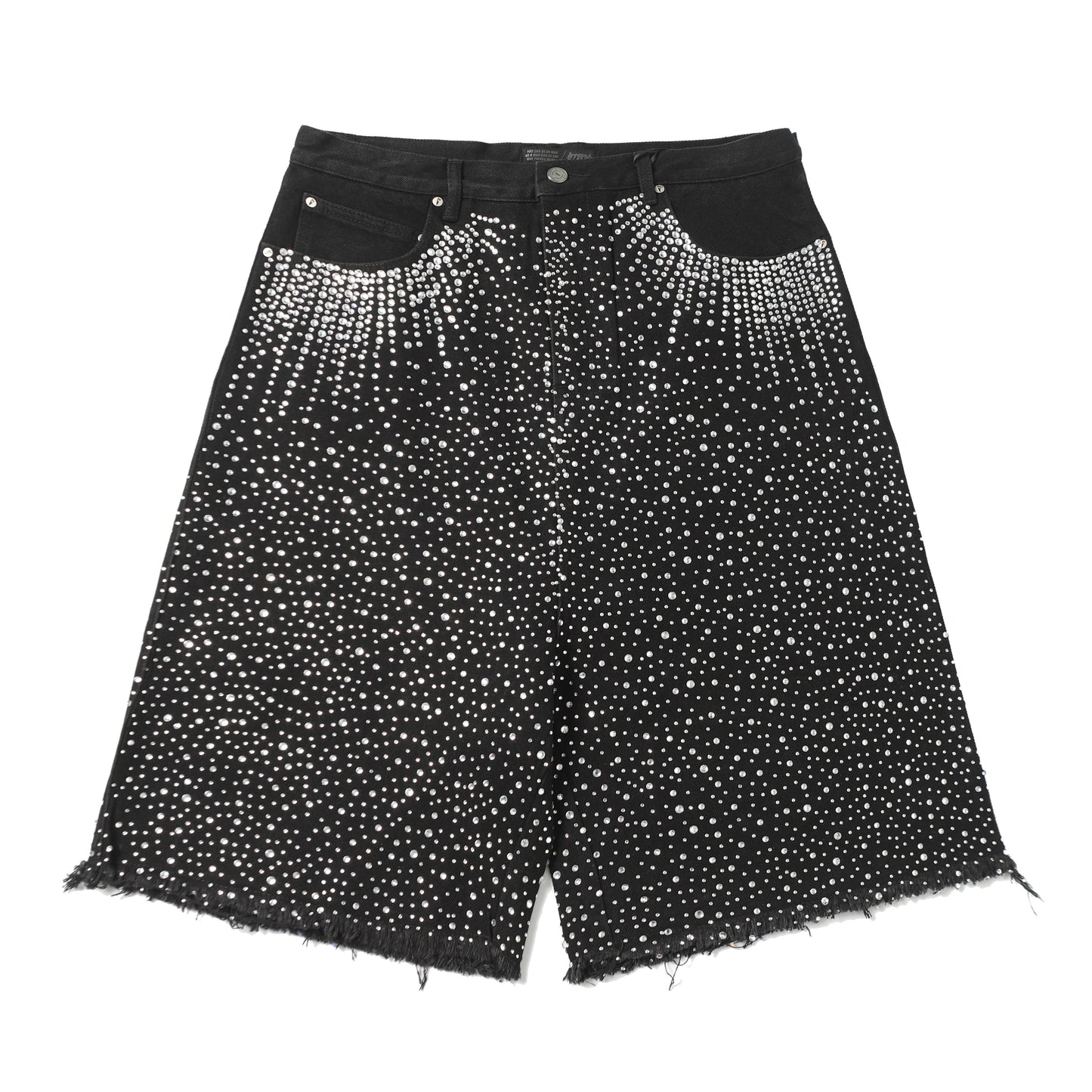 Rhinestone | Denim Shorts - Luxuryurbanwear