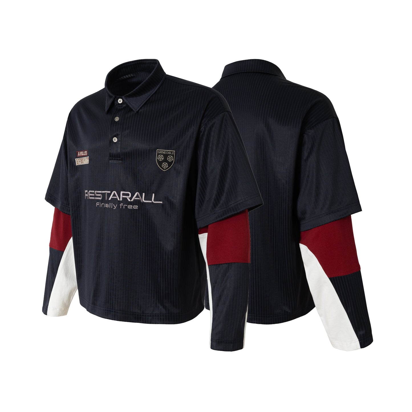 Retro Blocking Patchwork | Racing Sweatshirt - Luxuryurbanwear