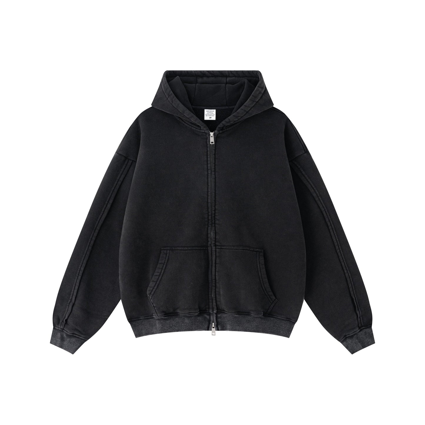 Vintage | Classic Zip Up Hoodie - Luxuryurbanwear