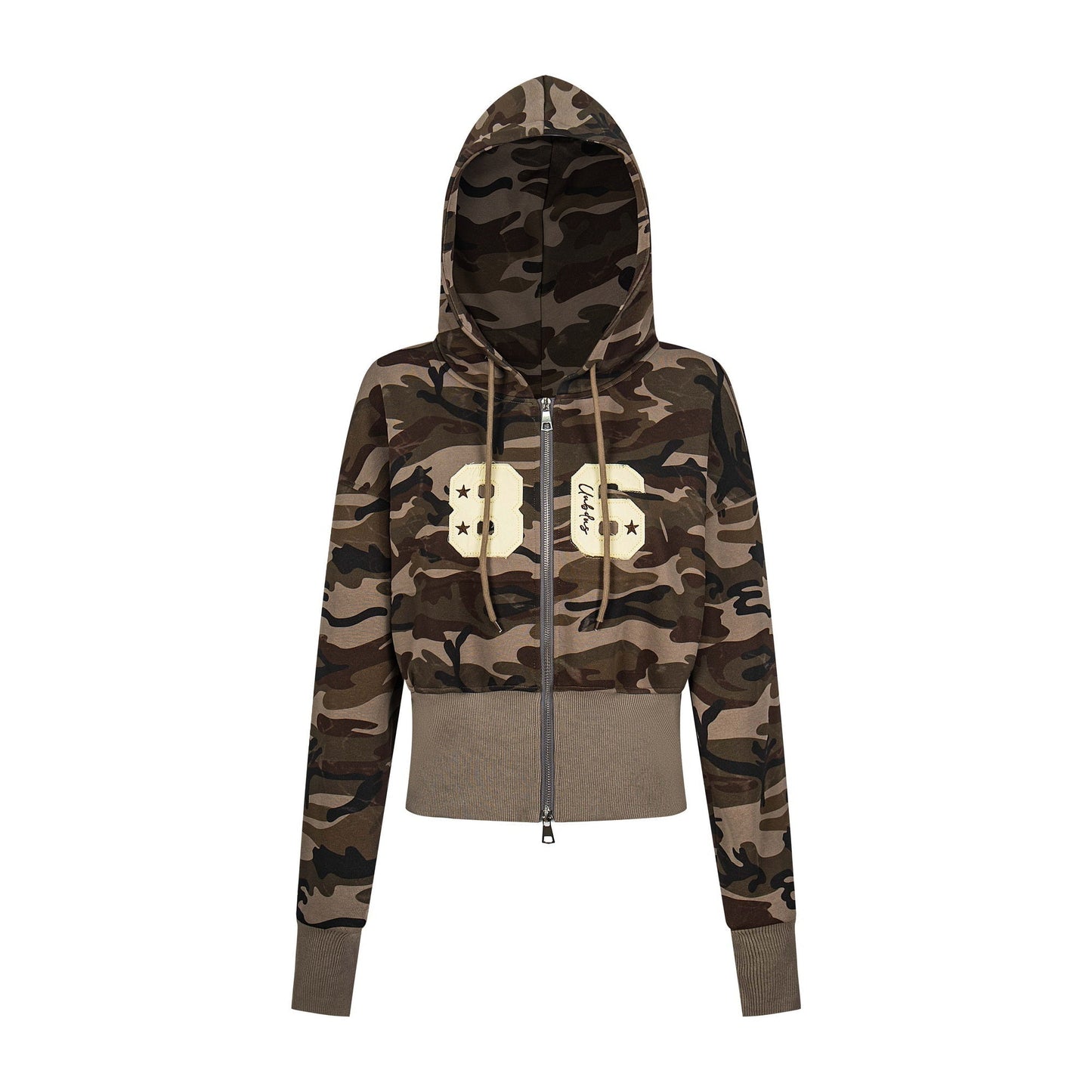 86 Zip Hoodie – Sporty Cropped Fit - Luxuryurbanwear