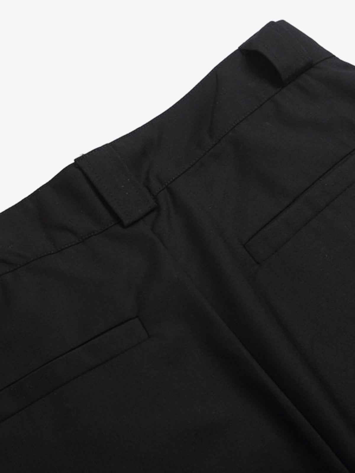 Pleated Design Pendant Decoration Baggy Shorts - 2482