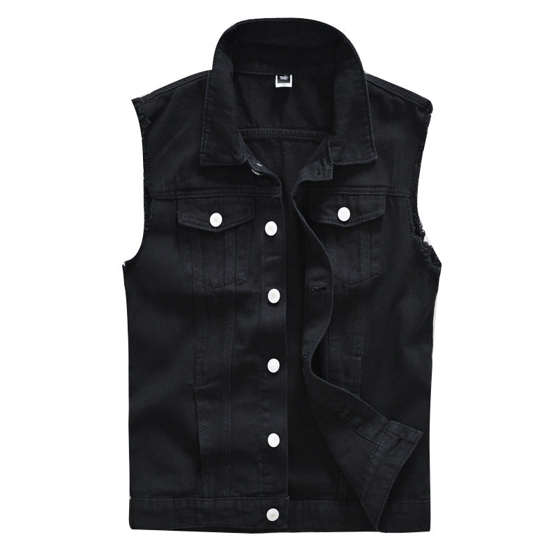 Biker Denim Vest