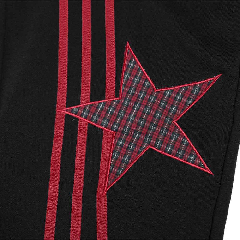 Breathable Striped Loose Fit Sport Sweatpants