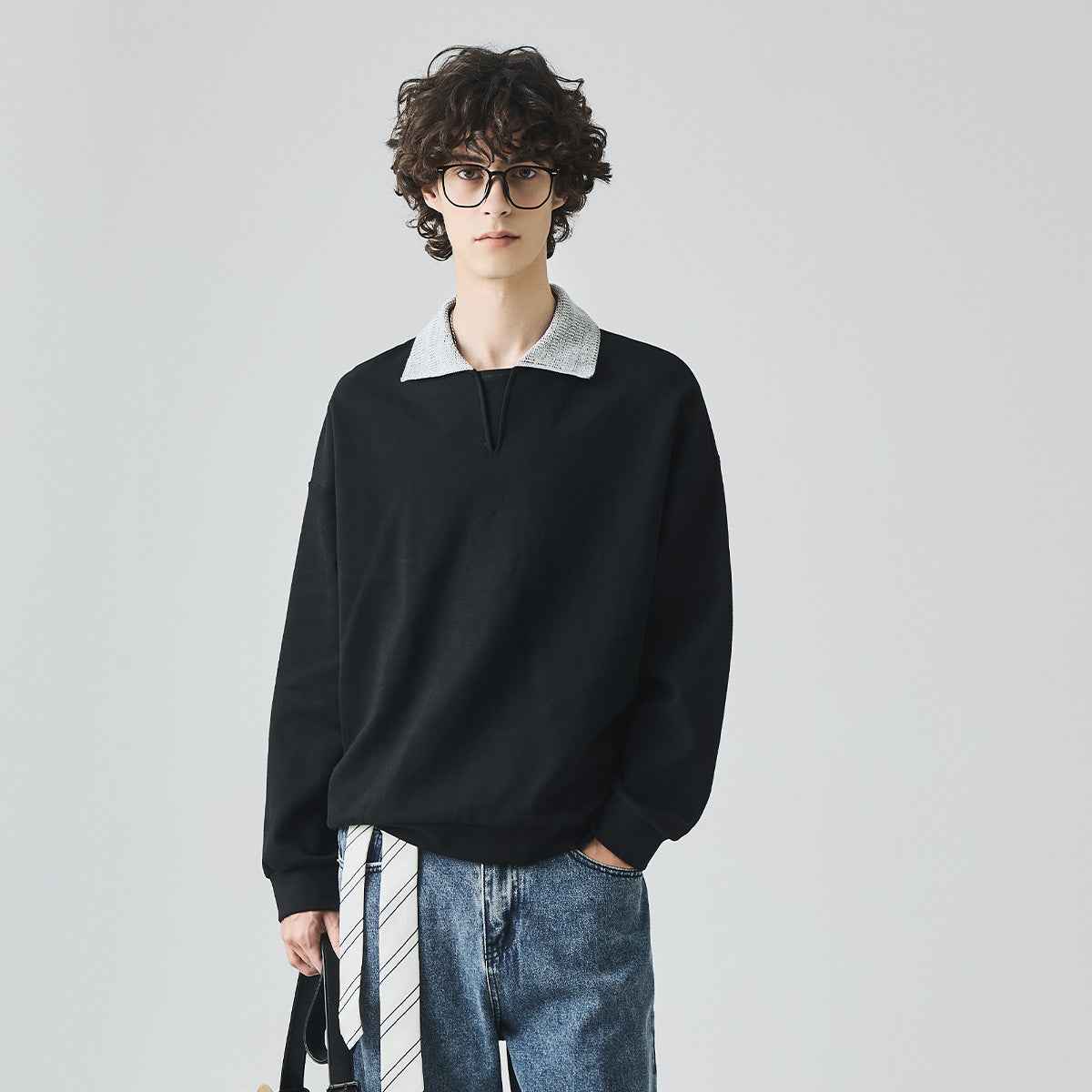 Flexible High-End Loose Fit Casual Sweatshirt