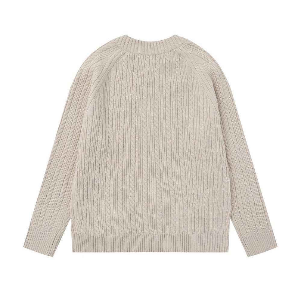 Y2K Trendy Cozy Zip-Up Long Sleeve Sweater