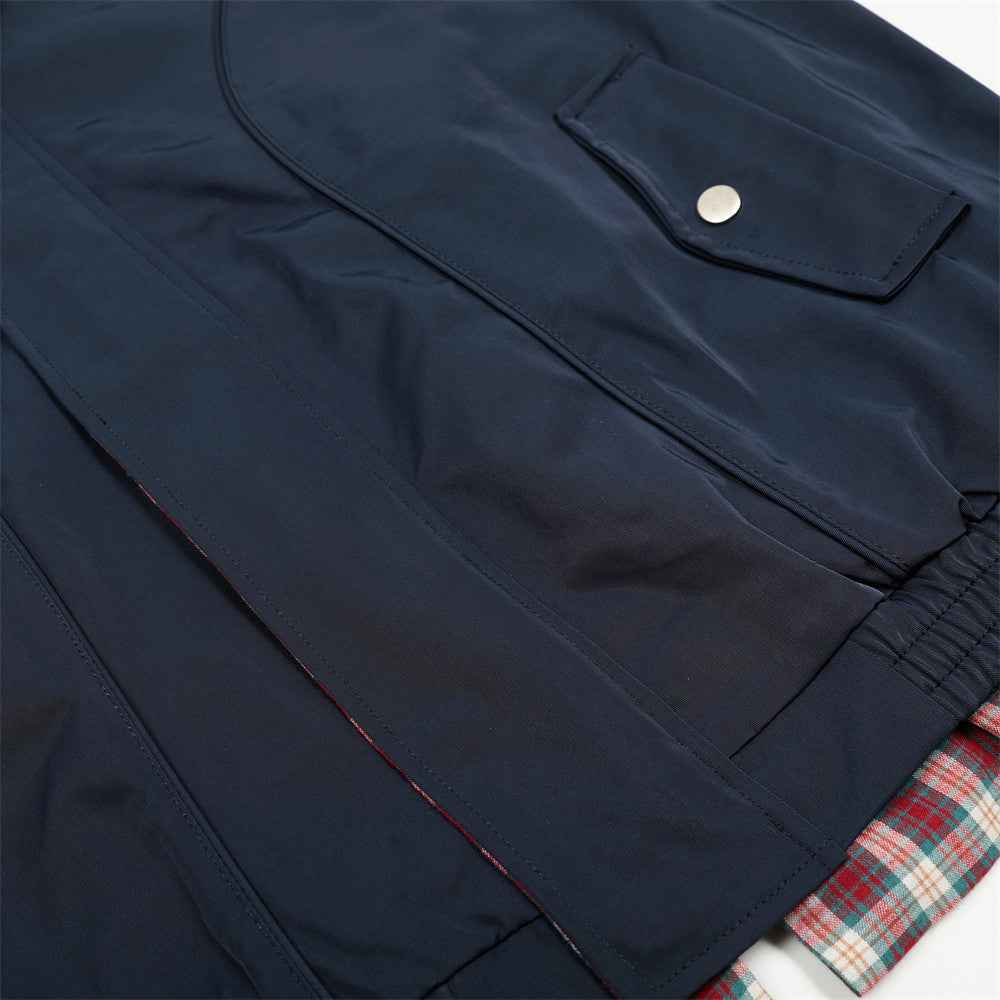 Winter Streetwear Stylish Plaid Collar Jacket