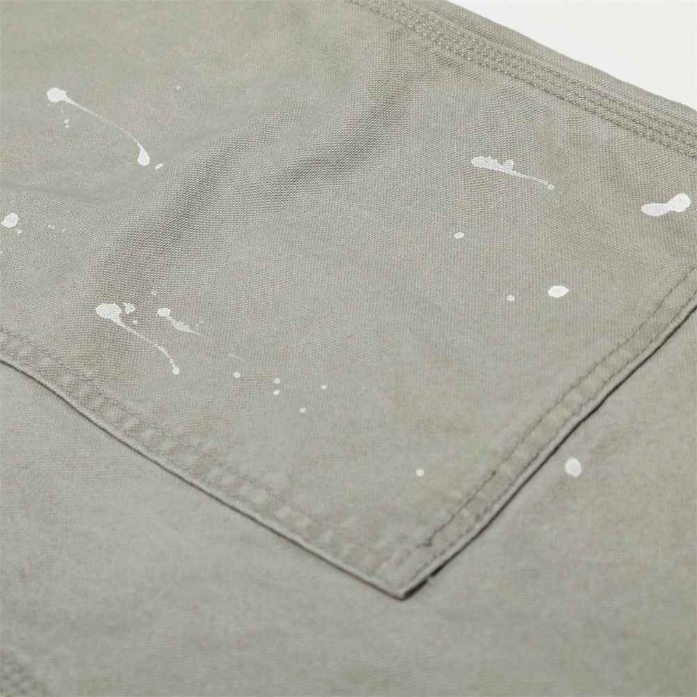 Punk Vintage Paint Splatter Wide Leg Cargo Pants