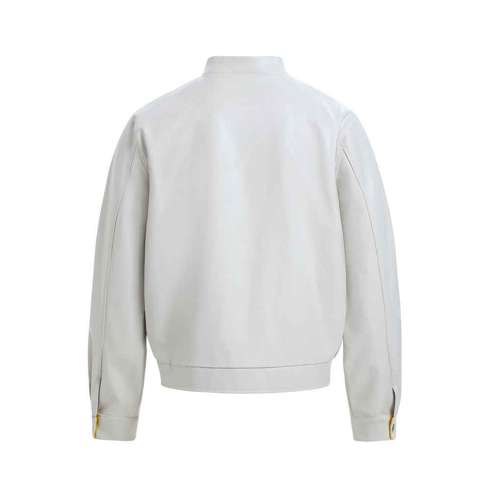 High-Quality Biker Style Motorcycle PU Leather Jacket