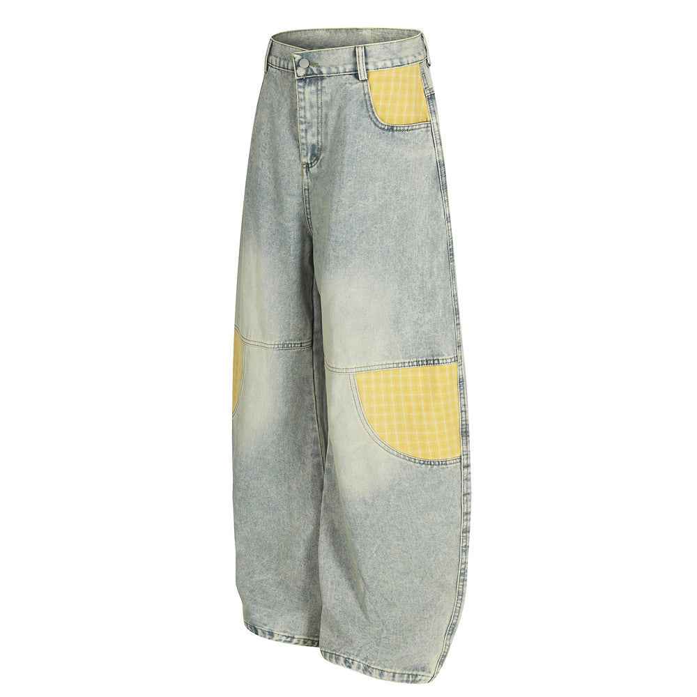 Y2K Flattering Washed Denim Wide Leg Jeans