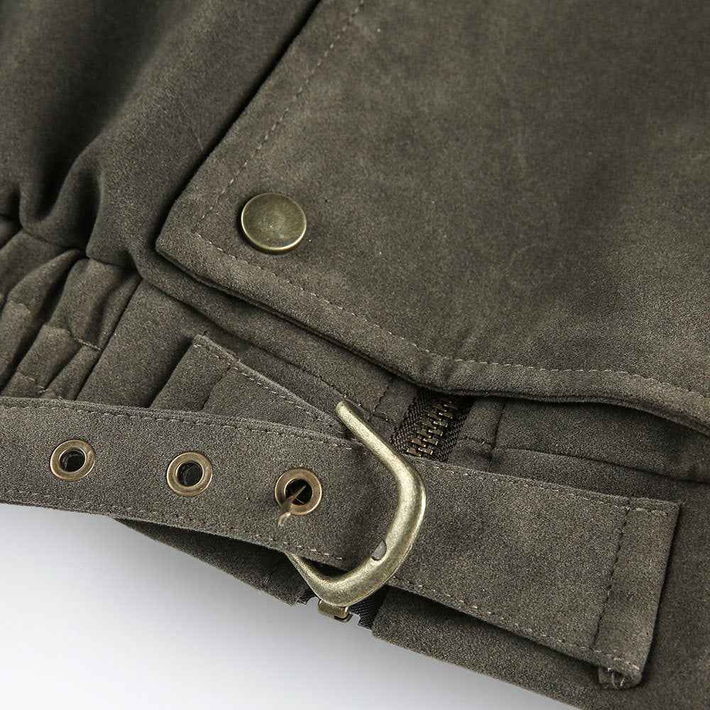 Effortless Chic Punk Vibe Loose Fit Jacket