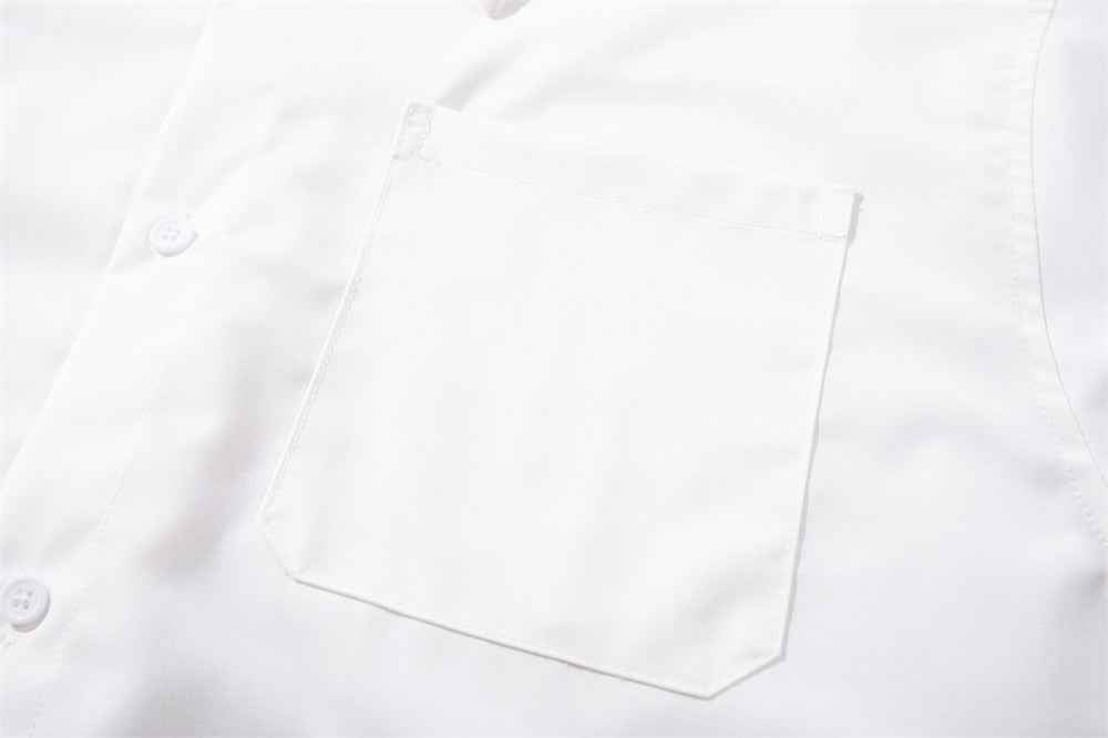 Stylish Embroidered Solid Color Long Sleeve Shirt