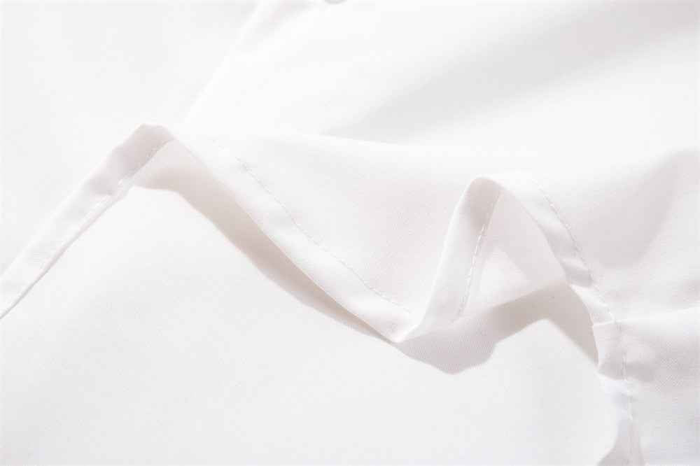 Stylish Embroidered Solid Color Long Sleeve Shirt