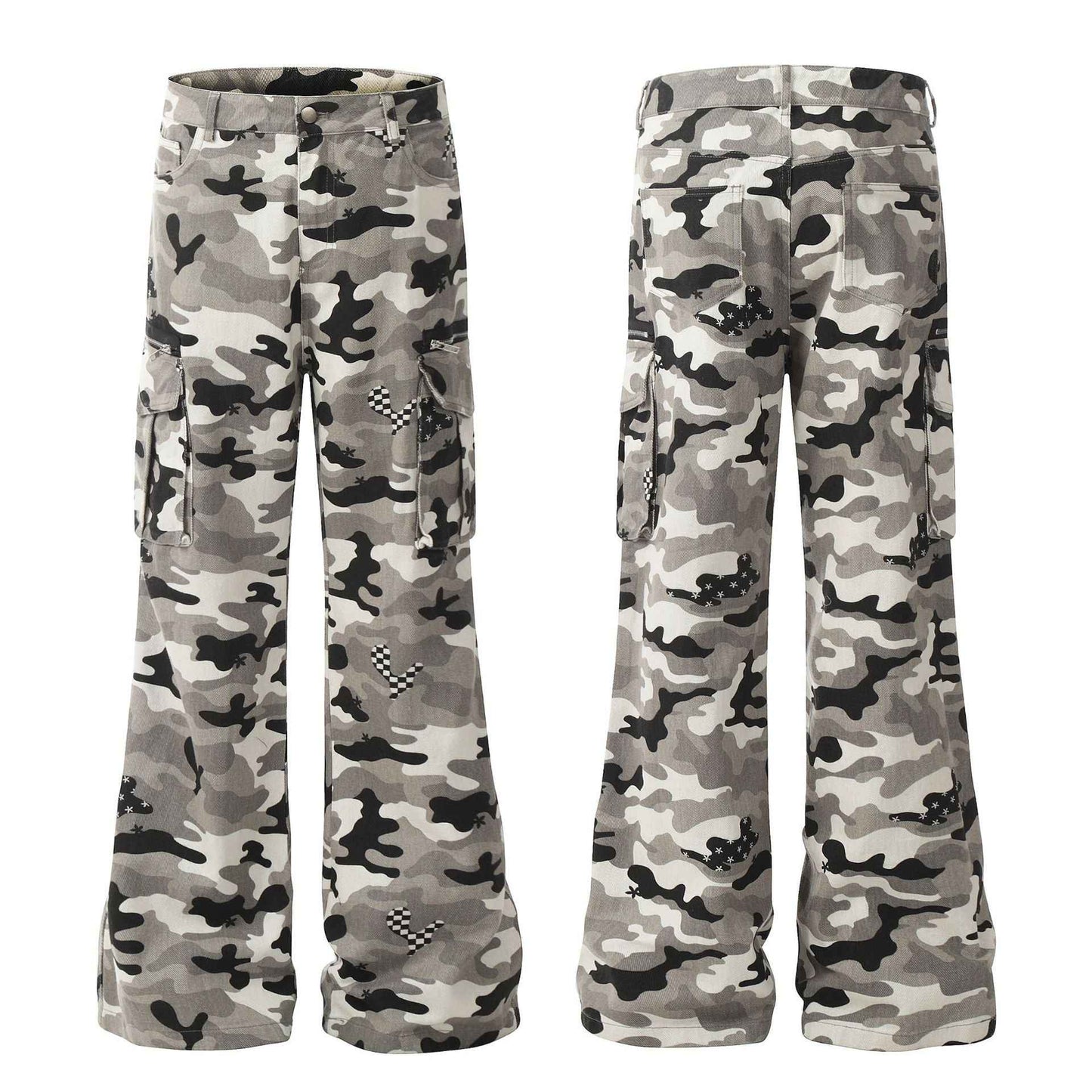 Vintage Lightweight Grsy Camo Cargo Pants