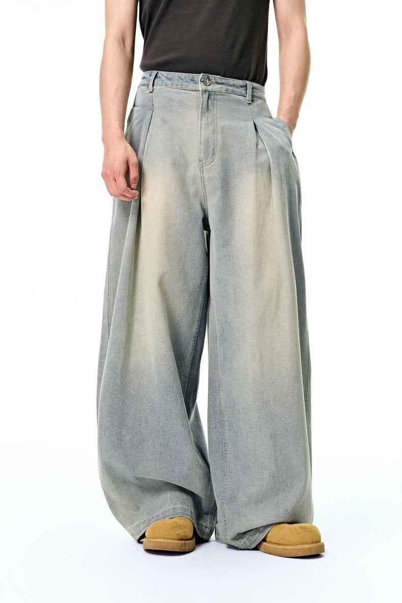 Streetwear Loose Fit American Style Wide Leg Jeans