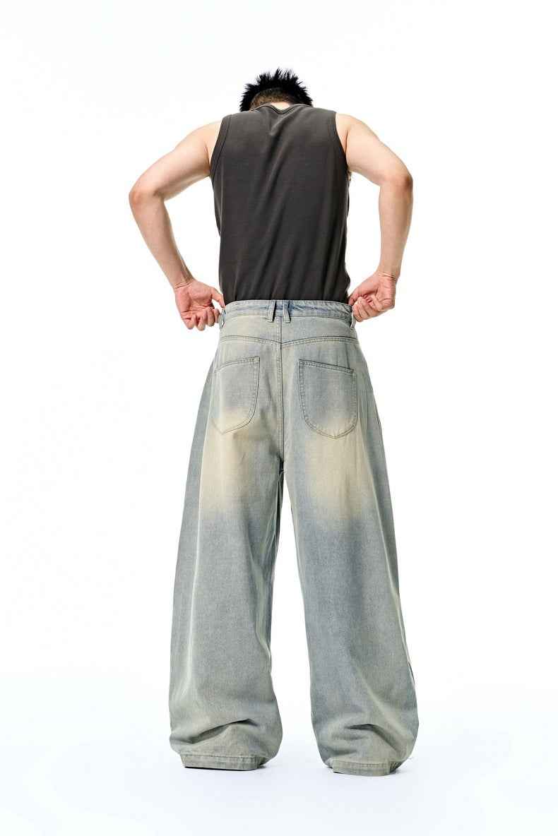 Streetwear Loose Fit American Style Wide Leg Jeans