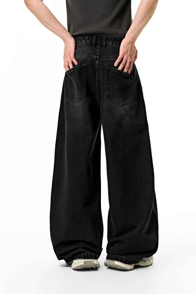 Streetwear Loose Fit American Style Wide Leg Jeans