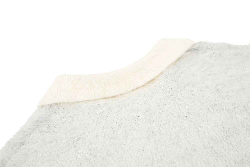 Y2K Gothic Embroidered Long Sleeve Knit Sweater