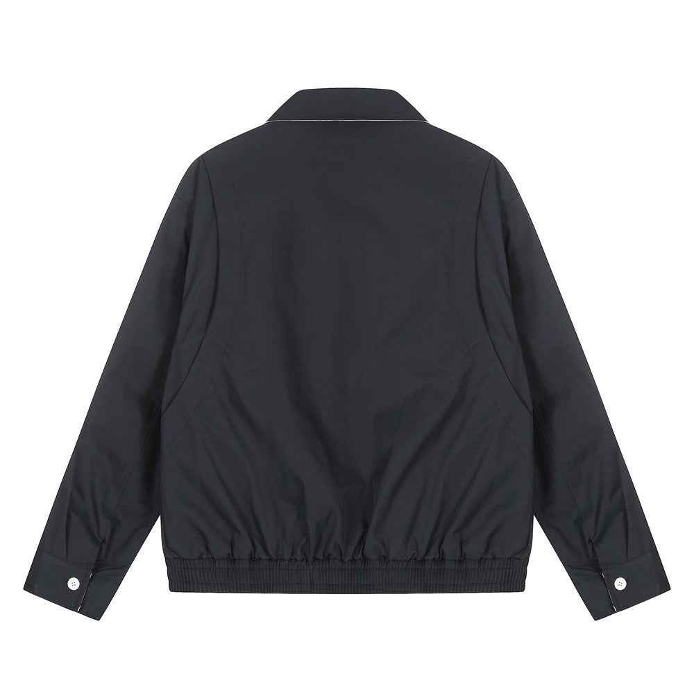 Versatile Stylish Minimalist Black Street Jacket