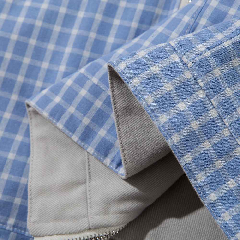 Versatile Y2K Stylish Plaid Collar Casual Jacket