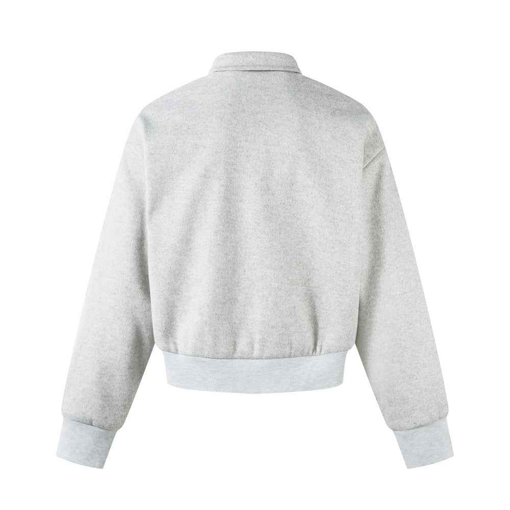 Trendy Oversized Hip Hop Wool Pilot Jacket