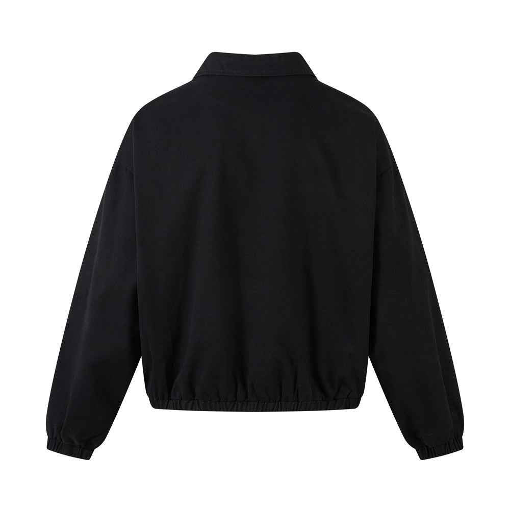 Flattering Hip Hop High-Street Collar Sweatshirt