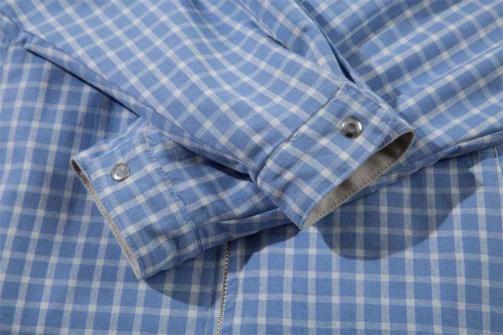Versatile Y2K Stylish Plaid Collar Casual Jacket