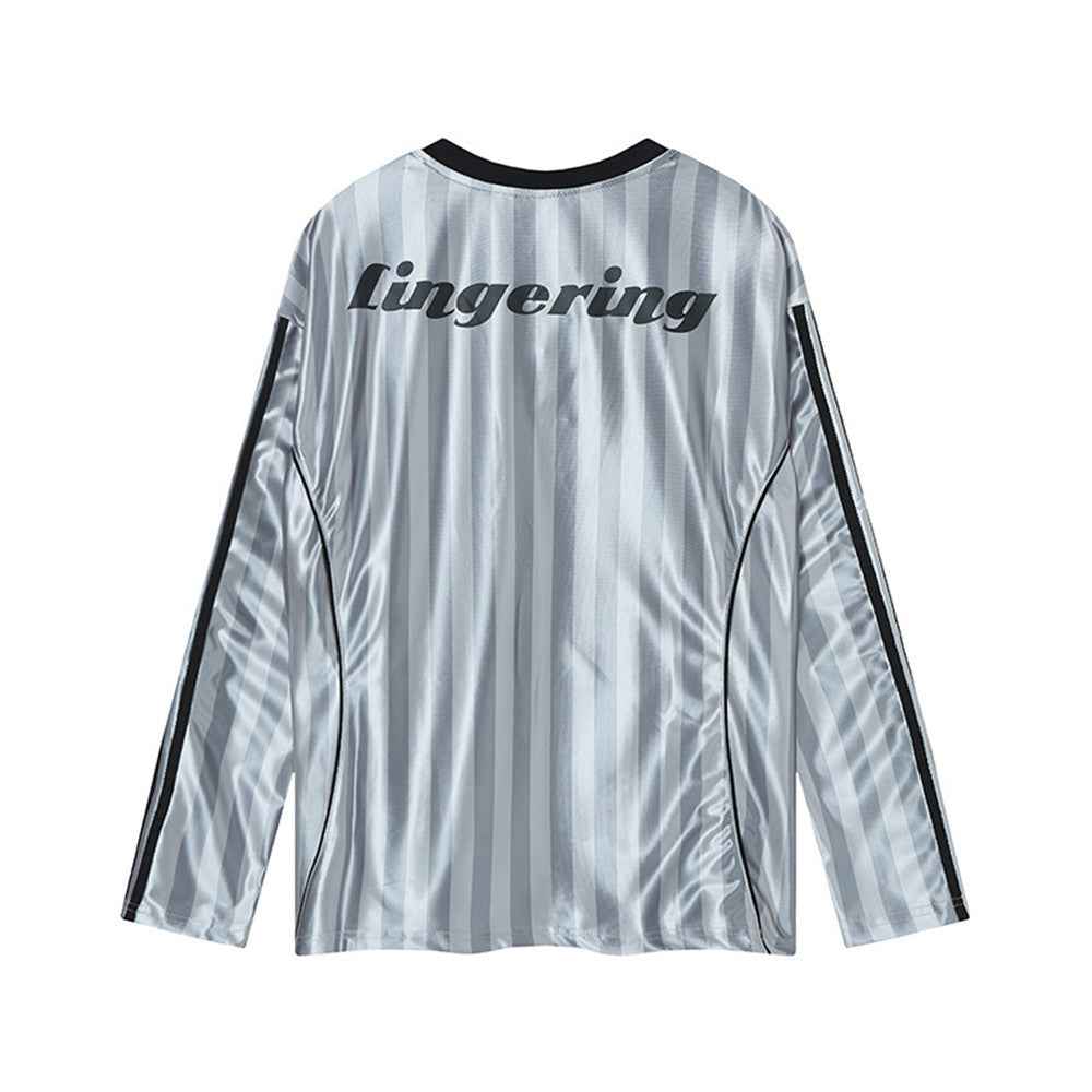 Stylish Long Sleeve V-Neck Jersey Long Sleeve T-Shirt