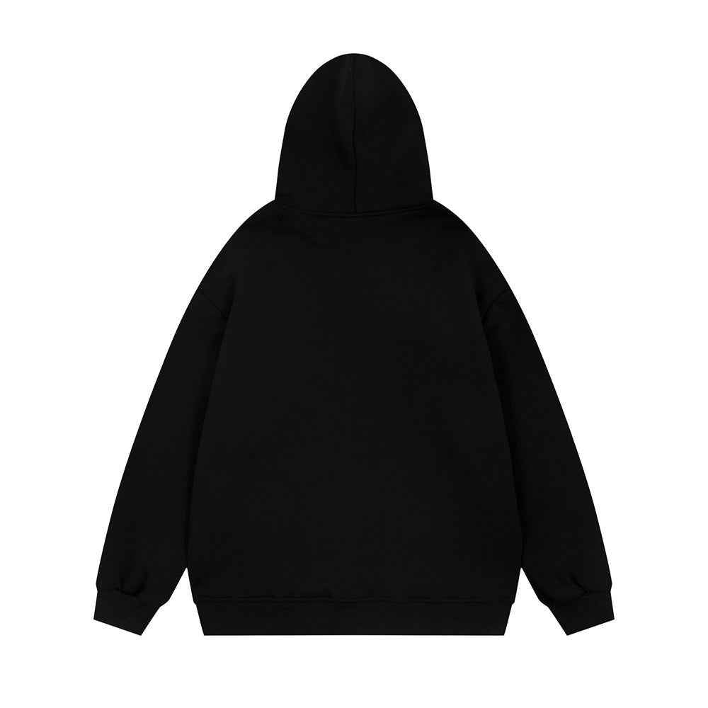 Stylish Trendy Hip Hop Buttoned Hooded Sweatshirt