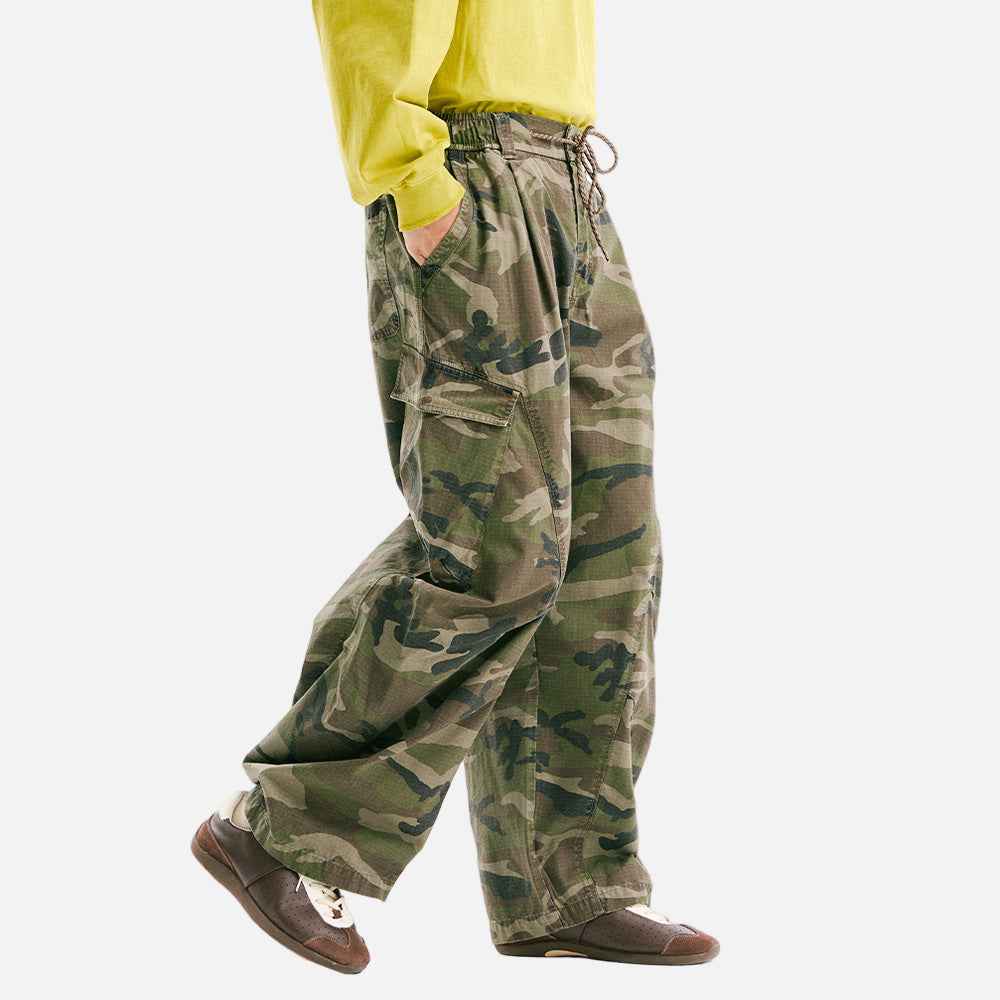 Elevated Hip Hop Tie-Dye Camo Cargo Pant