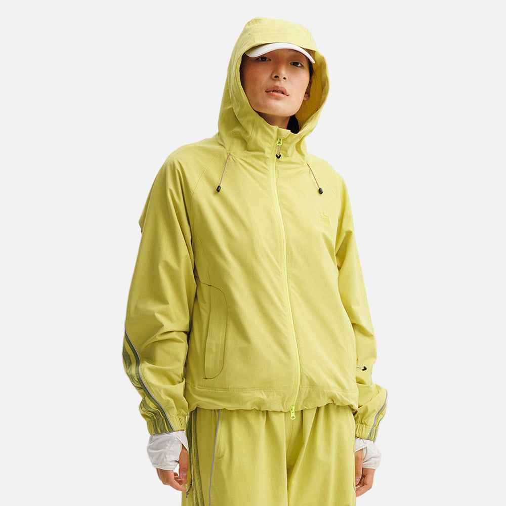Y2K Fashionable Waterproof Hooded Windbreaker Jacket