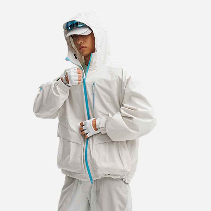Durable Waterproof Windbreaker Climbing Jacket