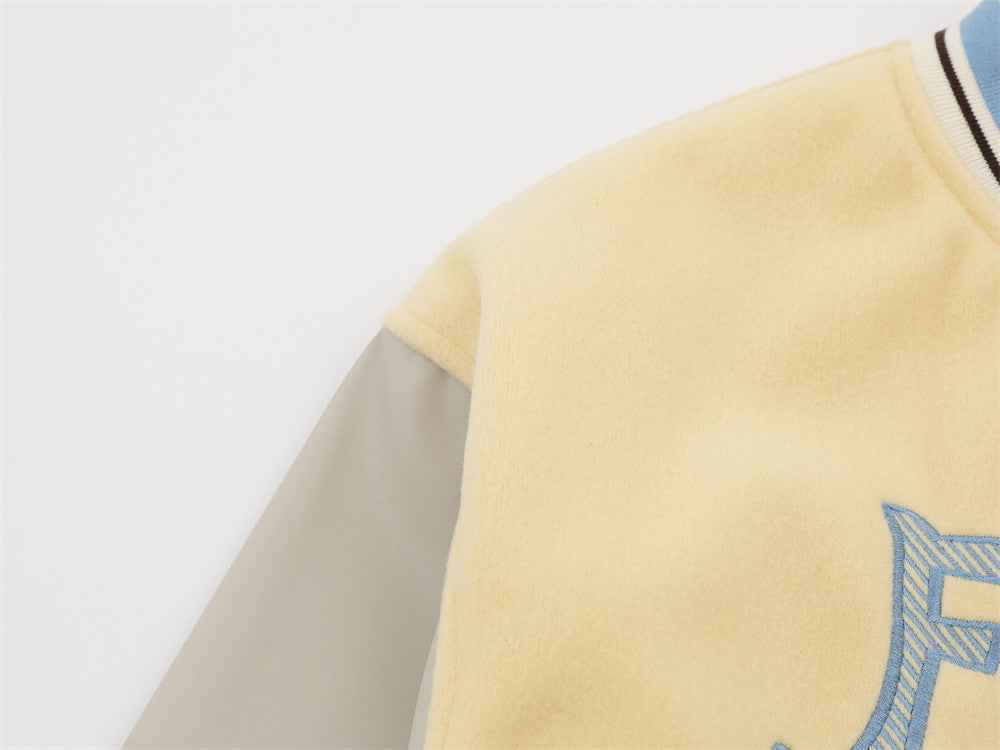 Stylish Oversized Embroidered Baseball Varcity Jacket