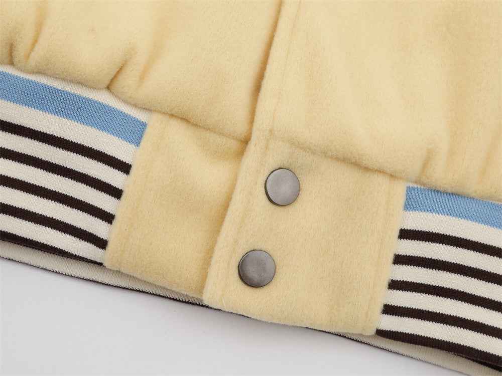Stylish Oversized Embroidered Baseball Varcity Jacket